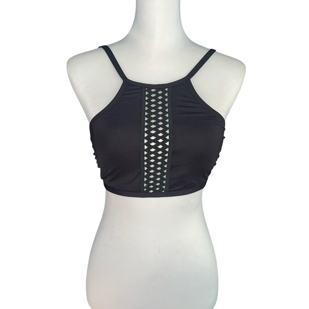 Kenneth Cole New York Women's Bikini Top Black  XS